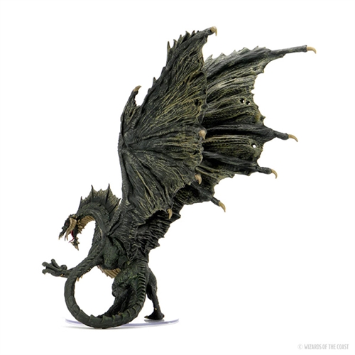 DnD - Adult Black Dragon - Icons of the Realms Premium DnD Figur